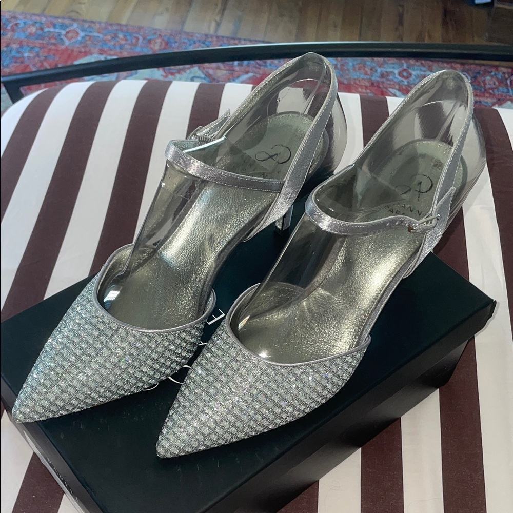 Adrianna Papell Silver Heels